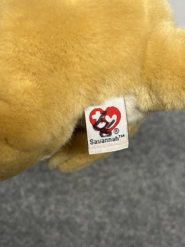 Ty Savannah Lion 9" Plush Stuffed Animal Mark On Tag - Picture 5 of 5