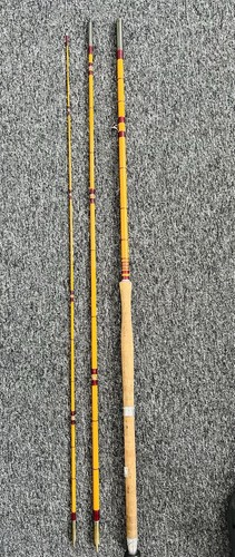 4 X Vintage Cane Fishing Rods