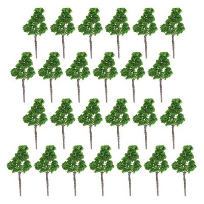 2 PCS Bäume Zum Basteln Miniaturbäume Falscher Baum Modelleisenbahnlandschaft