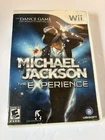 Michael Jackson The Experience Nintendo Wii 2010 w/ Manual Case Tested