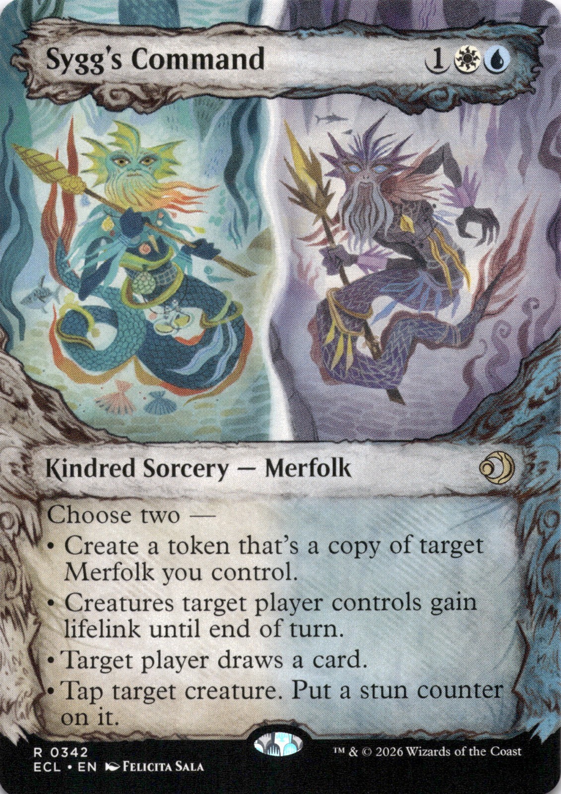 Sygg's Command SHOWCASE Lorwyn Eclipsed Magic MTG NM