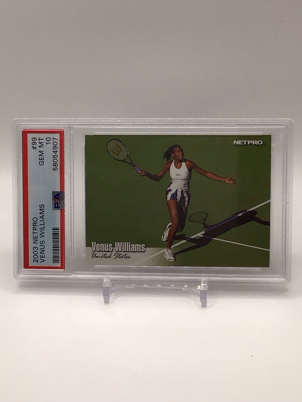 2003 NETPRO VENUS WILLIAMS SP ROOKIE #99 PSA 10