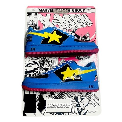 Size 9 - A Bathing Ape Marvel Comics x Bapesta FS-001 Low Cyclops (SHIP FAST)