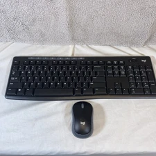 Logitech K270 Wireless Keyboard & M185 Mouse Combo w/ USB Receiver - Tested