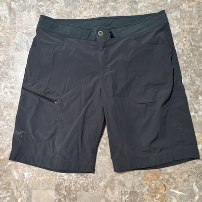 Arcteryx Lefroy Shorts Mens 36 Grey Belted Nylon Performance