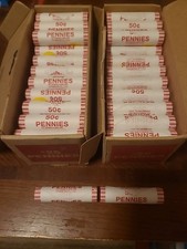 2025 P&D Lincoln Shield Cent Obw Rolls 1 Roll Denver & 1 Roll Philadelphia BU