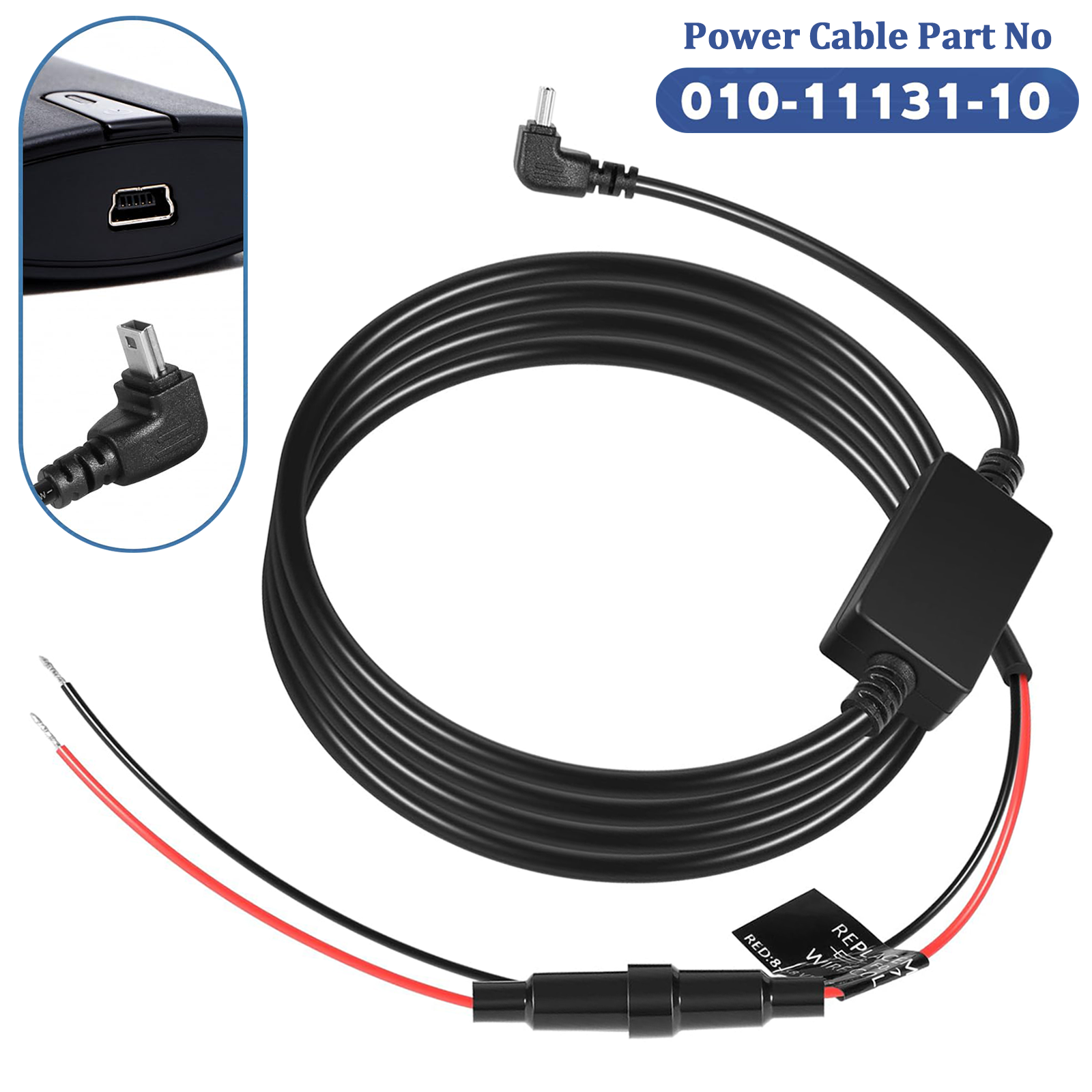 USB Power Cable (Part No. 010-11131-10) – 8V-58V Input / 5V 500mA Output, Ideal