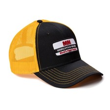 Minneapolis-Moline World's Finest Tractors Logo Hat Black w/ Gold Mesh M670BGM