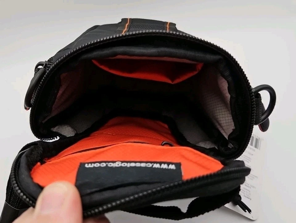 Case Logic Black Video Camera Shoulder Sling Bag, 6" X 6" X 3" NEW NWT - Image 3 of 3