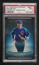 2013 Bowman Sterling Prospects Refractor 82/199 Kris Bryant PSA 9 MINT 0qo1