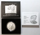 2023-W $1 1oz Burnished American Silver Eagle w/OGP & COA - 23EG