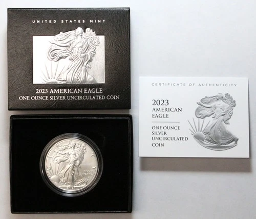 2023-W American Silver Eagle — photo from the most recent tracked eBay sale