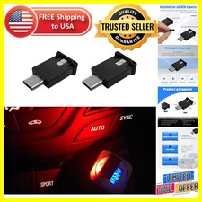 Mini USB Type C LED Lights - 8 Colors with Automatic Sensor for Cars  Home