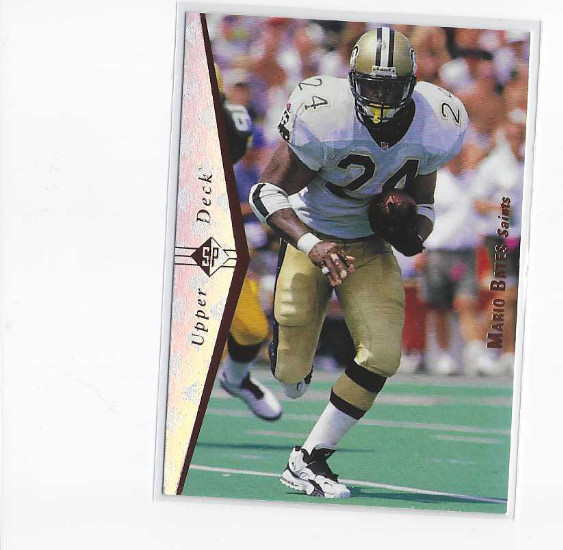 1995 SP Mario Bates Rookie #74 Saints