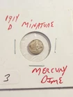 1914 D MINIATURE MERCURY DIME RARE