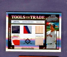 2004 PLAYOFF ABSOLUTE TOOLS TRADE 5 LEATHER,PATCH SPECTRUM #85 MANNY RAMIREZ #/5
