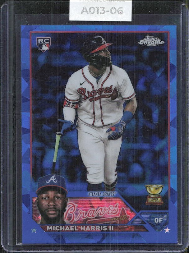Michael Harris II Rookie 2023 Topps Chrome Sapphire #226 (RC) Atlanta Braves