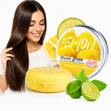 Lemon Shampoo Bar Handmade Anti Dandruff Oil Control Solid Hair Soap Natural Uk