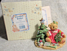 Cherished Teddies Lynn "A Handmade Holiday Wish" NIB Free Shipping