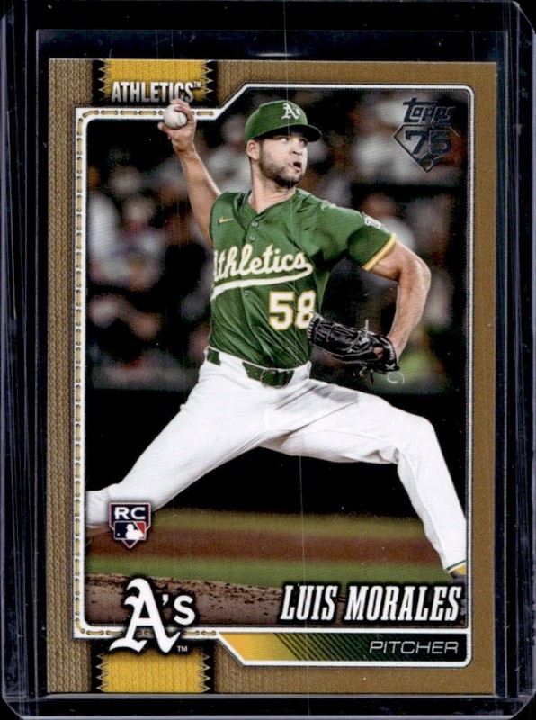 2026 Topps Luis Morales RC Gold Rookie #/2026 Athletics