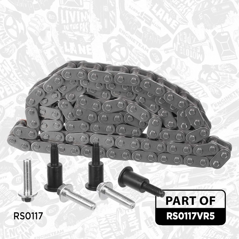 Kit de distribution par chaîne RENAULT OPEL VAUXHALL 1,6 130C1-8929R 15010-00Q2C - Photo 3/4