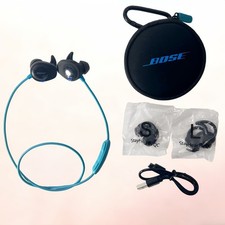 Bose SoundSport Wireless Headphones In Ear Bluetooth Earphones Blue Earbuds