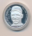 1995 MICKEY MANTLE LIMITED EDITION 1 ONE TROY OUNCE 999 SILVER ROUND