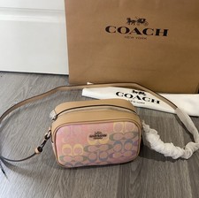 Jamie Camera Bag In Rainbow Signature Canvas CDD63