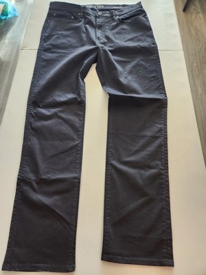 Dockers Alpha Khaki Jeans Mens 36x34 Straight Leg Supreme Flex Dark Wash Black