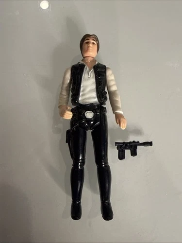 Vtg Star Wars Han Solo Small Head Complete Action Figure 1977 HK Kenner *NM*