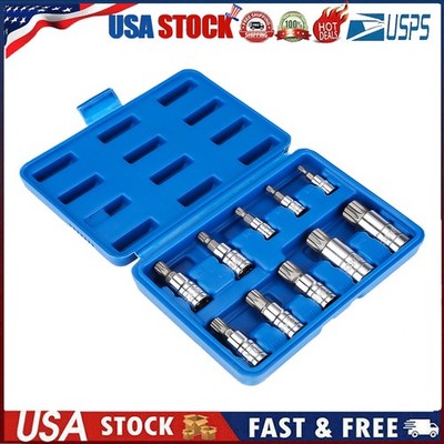 Triple Square Socket Tamper Proof Bits For BMW Mercedes VW European Cars