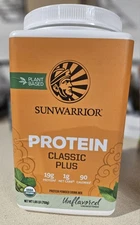 Sunwarrior Protein Classic Plus Plant Based, Unflavored 1.65 lb (750g)