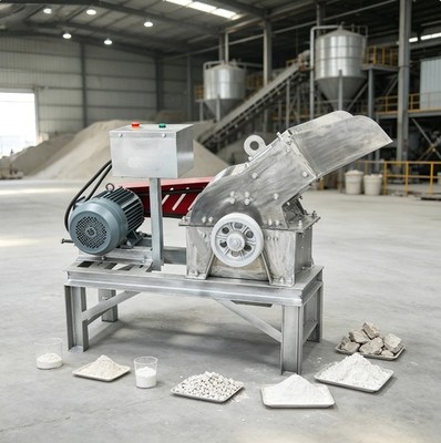 Industrial Heavy-Duty Hammer Mill Stainless Steel Hammer Crusher 220V 3Phase