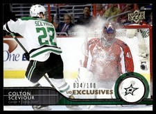 2014-15 Upper Deck UD Exclusives Colton Sceviour 034/100 Dallas Stars #66