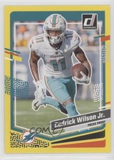 2023 Panini Donruss Press Proof Yellow Cedrick Wilson Jr #181 e9p