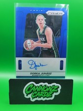 2025 Panini WNBA Prizm Dorka Juhasz Throwback Signatures Blue 37/75 Auto Lynx