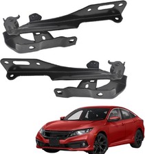2pc Rightleft Hood Hinge Ho1236144 Ho1236143 For 2016 2017-2021 Honda Civic