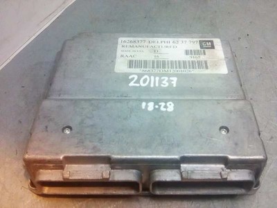 16268377 motorsteuergerät OPEL ASTRA 1.6 MT 75 CV 55 KW 1998 201137