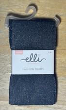 Elli by Capelli 2 Pairs Girls Kids Fashion Tights Size 7-10 Red Metallic NWT