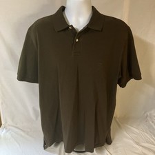 Brooks Brothers Performance Polo Shirt Mens Large Original Fit 100 Cotton Brown