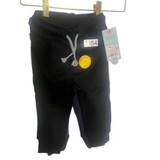 Cat  Jack Boys Jogger Sweatpants Blue Reinforced Knees Drawstring 18-24M 2-pack