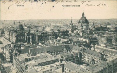 Ansichtskarte Berlin Gesamtansicht 1916   (Nr.9386)