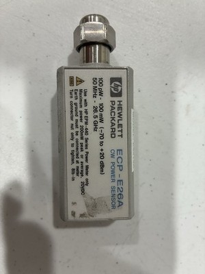 HP Agilent Keysight ECP E26A Power Sensor, 50 MHz - 26.5 GHz, -70 to 20dBm