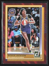 Rickea Jackson 2025-26 Donruss WNBA Red Lava /399 #49 Los Angeles Sparks