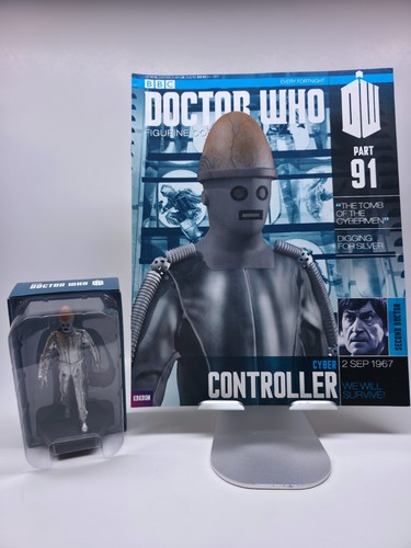 Doctor Who BBC Cyber Controller Figure Eaglemoss Collection #91 w/ Magazine