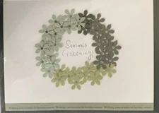 Marcel Schurman- Christmas- Handmade- Wreath- Glitter- Die Cut Flowers