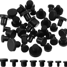 80 Pcs Silicone Rubber Hole Plug, 8 Sizes Plastic Hole Plugs Silicone Plug Ca