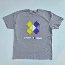 2016 Twitch Streaming Amp Energy Promotional T-Shirt Men's Large L Next Level