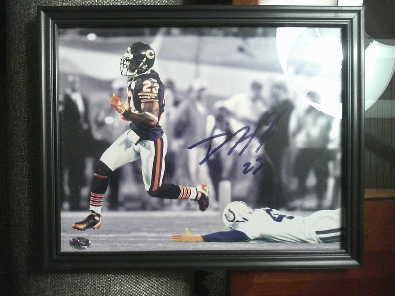 Devin Hester Signed Chicago Bears 8x10 Photo #23 Authorized verified hologram EC