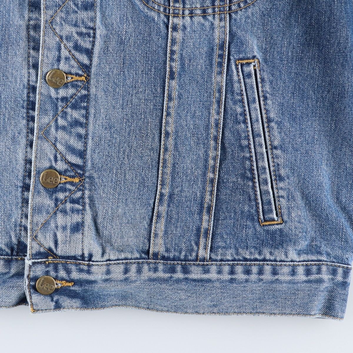 Used Lee BASIC JACKET denim jacket size L men's - image 9